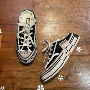xVessel peace by piece GOP slip on sneakers - size 8W / M6